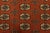 Bokhara Rug 8’4” X 10’2” Orange Wool Tribal Hand-Knotted Oriental Carpet For Sale - Image 9 of 14