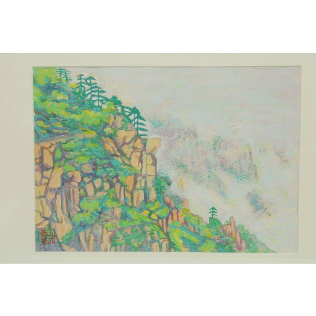 Mountain and Cloud', Pastel Drawing For Sale - Image 9 of 13