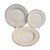 This is a coordinated collection of 40 pieces of German Bavarian porcelain china featuring white grounds, gently scalloped...