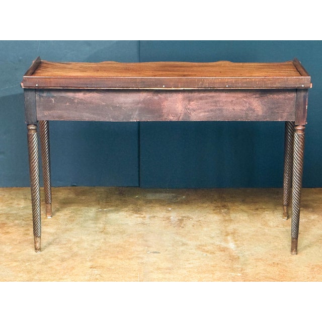Scottish Writing Table or Desk of Mahogany From Regency Era For Sale - Image 15 of 17