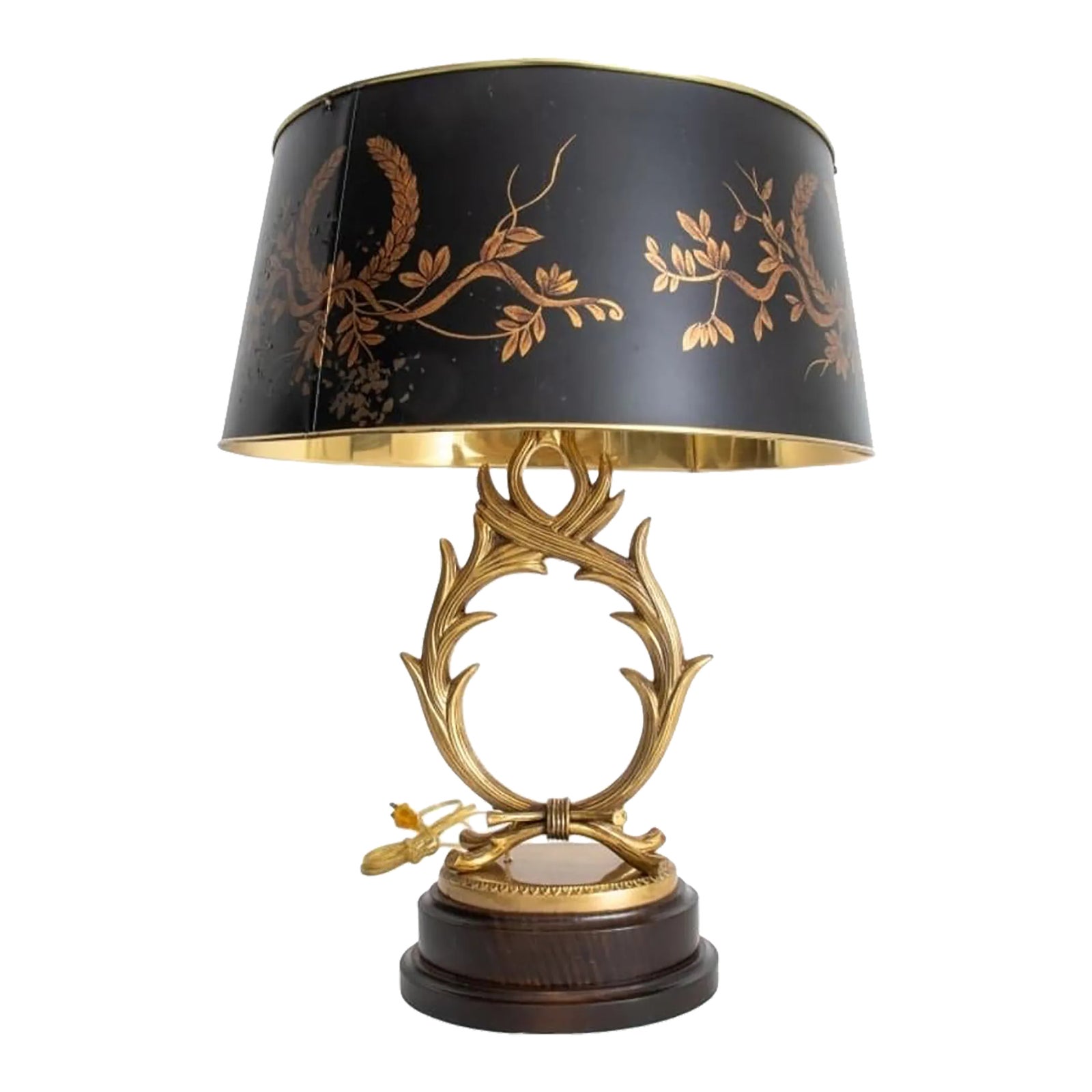 frederick cooper ランプ Mid Century Frederick Cooper Hammered Brass Urn Table Lamps