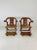 A beautiful set of two chairs, highly decorative hand carved throne chair with feet support. Typically before the 60s, the...