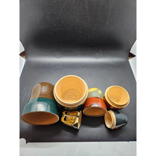 1970s Three (3) Pieces Politician Matryoshka Dolls For Sale - Image 5 of 10