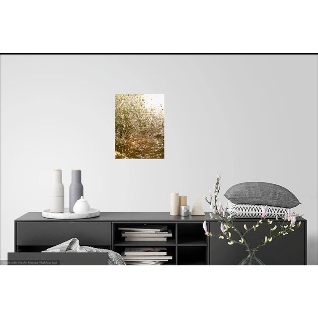 Gold Leaf Contemporary Painting "Gold" by Martha Holden For Sale - Image 4 of 6