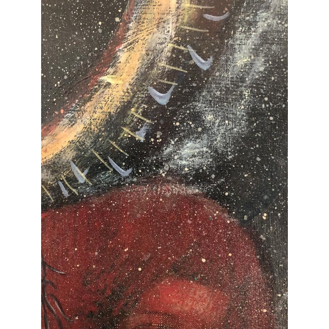 Luc Michel Schüpfer, Les trois poupées, Oil on Canvas For Sale - Image 5 of 8