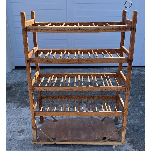 Antique Wooden Bakers Rack Chairish