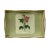 Late 20th Century Vintage Rectangular Rose Wooden Tray For Sale - Image 5 of 5