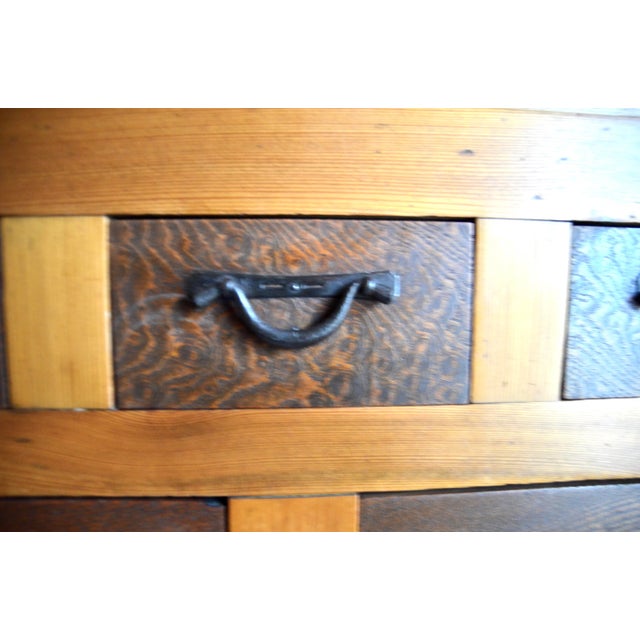 Large Japanese 2-Part Mizuya Tansu For Sale - Image 9 of 11
