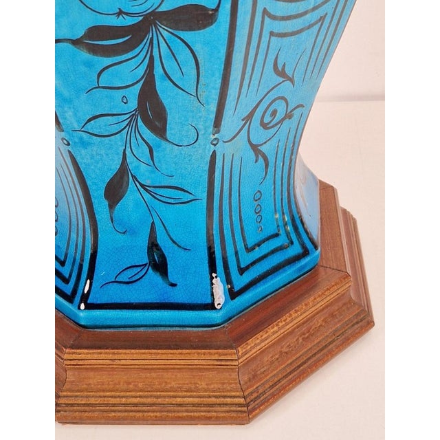 Large Middle East Table Lamp in Ceramic, 1950s For Sale - Image 3 of 13
