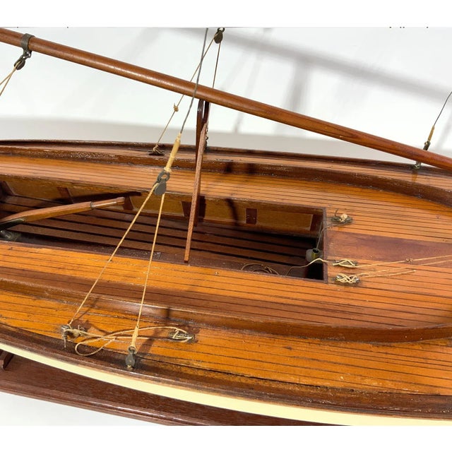 Scale Model of a Herreshoff Yacht For Sale In Boston - Image 6 of 9
