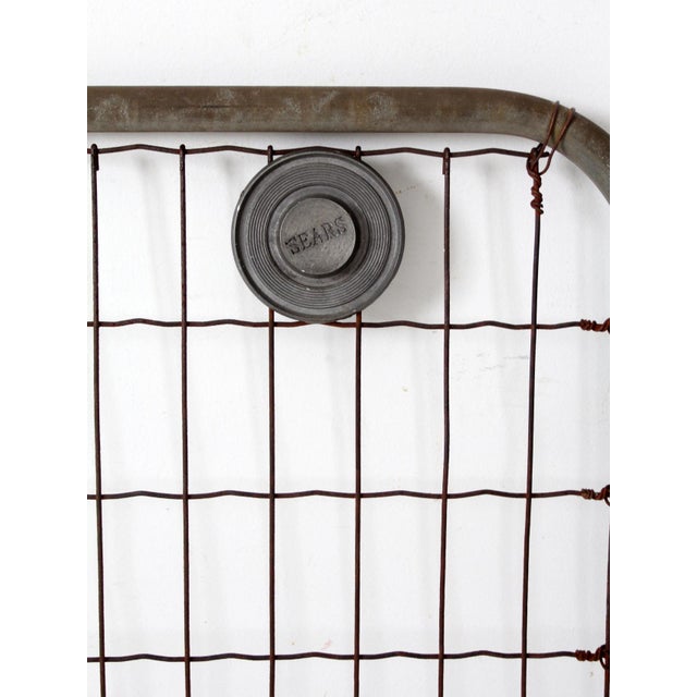 Vintage Sears Metal Garden Gate For Sale - Image 11 of 18