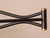 Metal Black and Gilt Articulated Wall Light by Rene Mathieu for Lunel, 1950s For Sale - Image 7 of 9