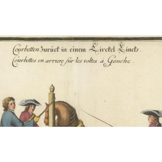 William Cavendish, Dressage Horse Training, Newcastle Riding School, 1700s, Engraving For Sale - Image 9 of 12