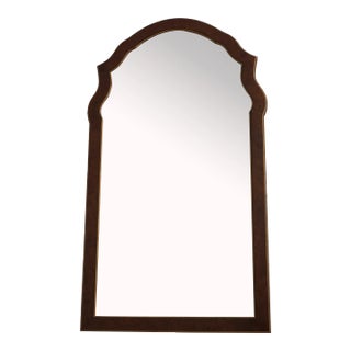 Friedman Brothers Burl Walnut Beveled Glass Frame For Sale