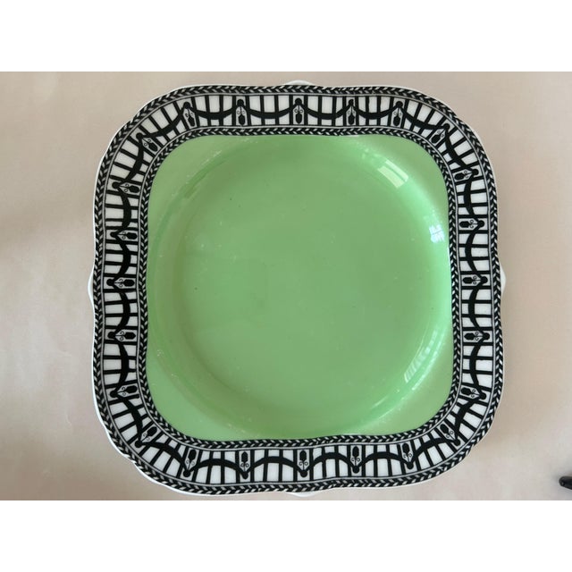 Vintage Art Deco Royal Worcester Porcelain Dessert Service - 7 pcs For Sale - Image 12 of 15