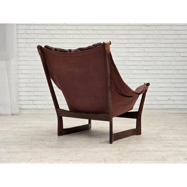 Norwegian Trega Lounge Chair by Tormod Alnaes, 1970s For Sale - Image 14 of 18