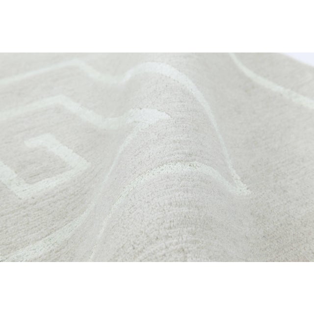 Modern Art Deco Tibetan Rug with Greek Key Design by Doris Leslie Blau. Size: 6'0" × 9'4" (182 × 284 cm). Echoing the...