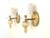 2000 - 2009 Gold Fleck Murano Glass Wall Sconces from Barbara Barry for Baker Furniture, Set of 2 For Sale - Image 5 of 13