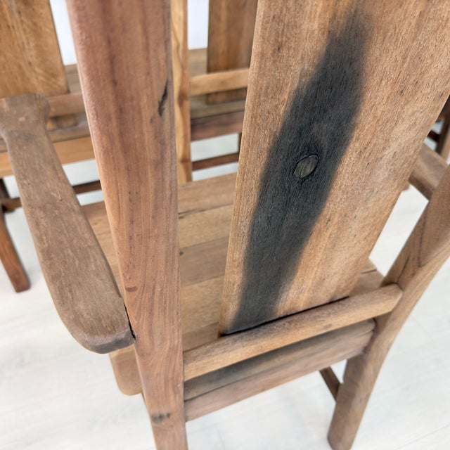 Brutalist Dining Chairs – Set of 8 For Sale - Image 12 of 18