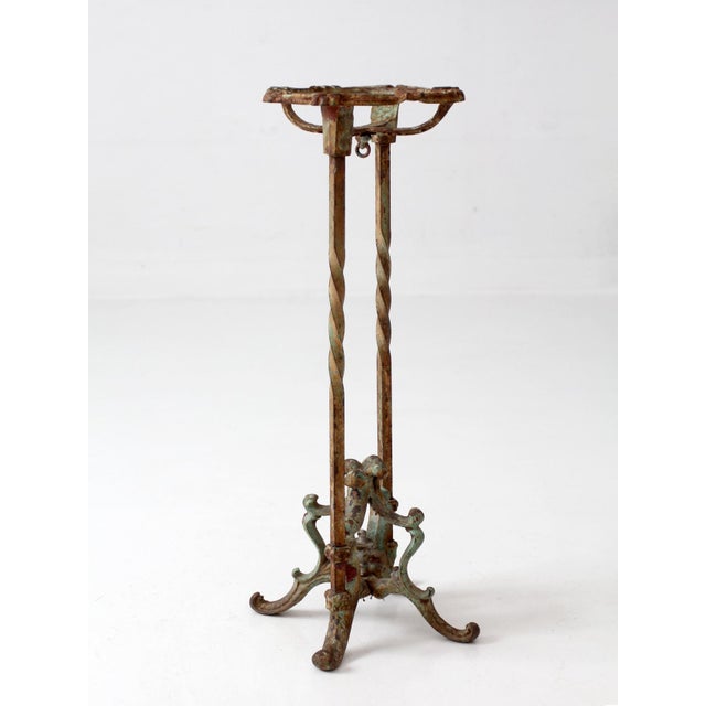 Antique Victorian Iron Plant Stand For Sale - Image 17 of 17