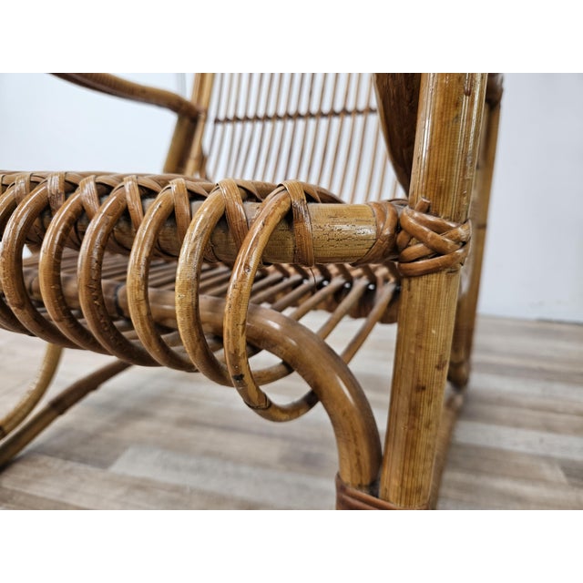 Vintage Wicker Armchairs, 1970, Set of 2 For Sale - Image 9 of 13