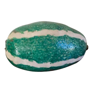 20th Century Art Pottery Porcelain Sculpture of Watermelon