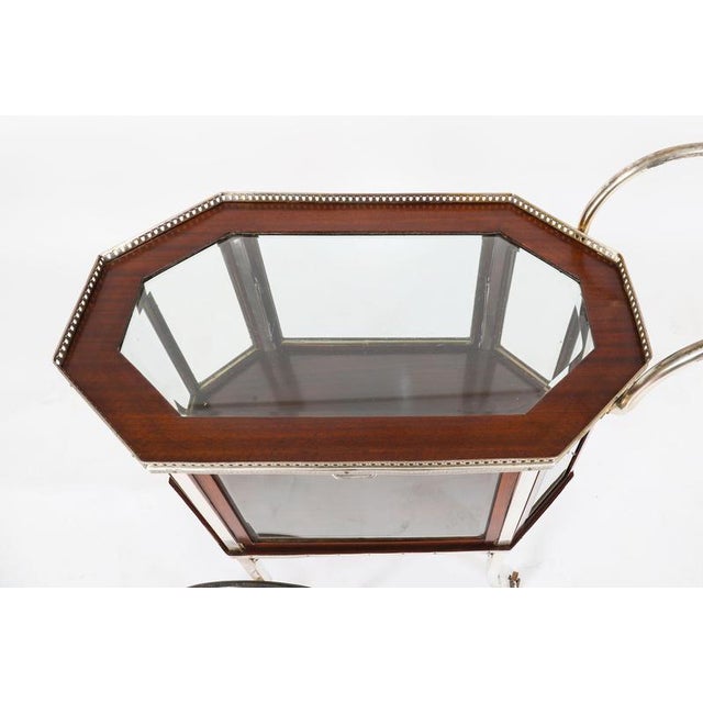 Antique Art Deco French Gilded Bar Cart, 1920s For Sale - Image 10 of 18