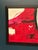 Original oil on canvas – “red composition” by amh – signed – vintage & framed – 82 × 82 cm (32.3" × 32.3") incl. Frame an...