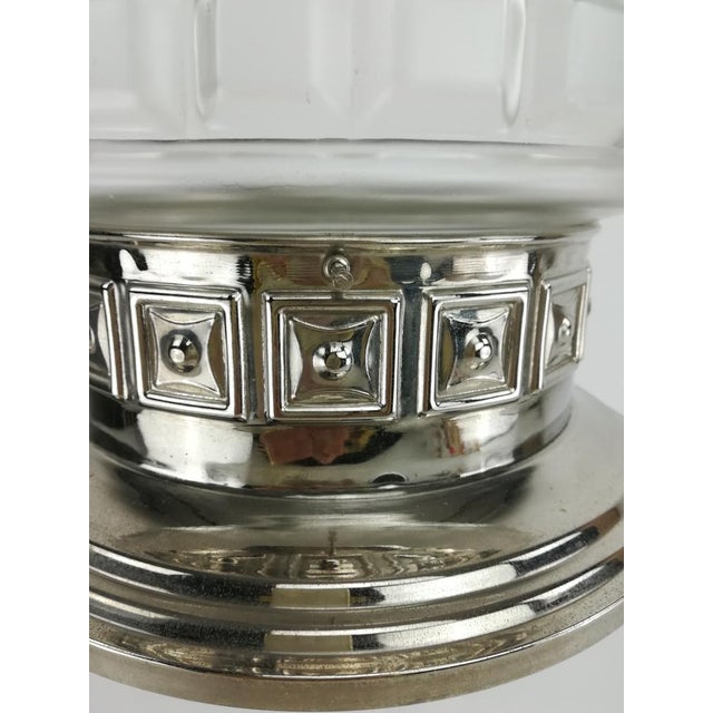 Chrome Plate Ceiling Lamp from Hoffmann Design For Sale - Image 4 of 7