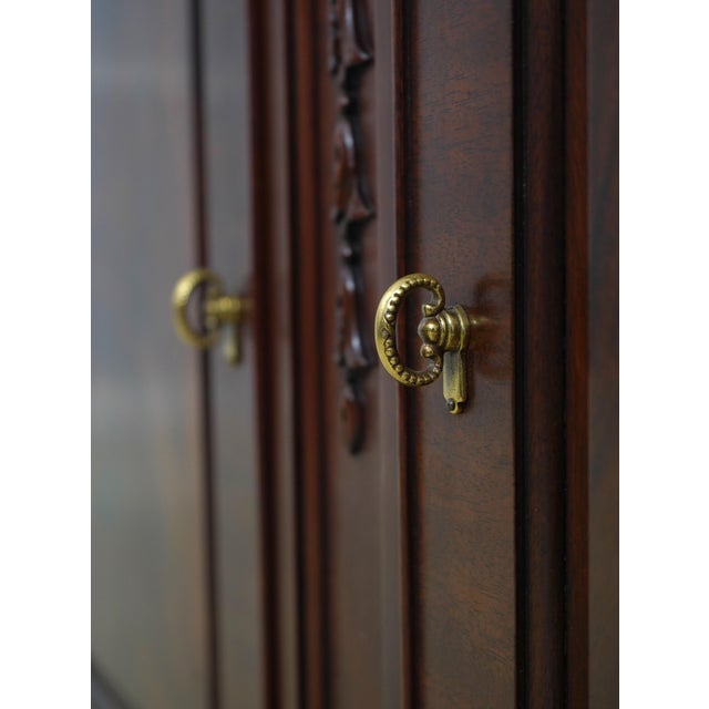 Henkel Harris Mahogany Flip Top Server For Sale - Image 9 of 18