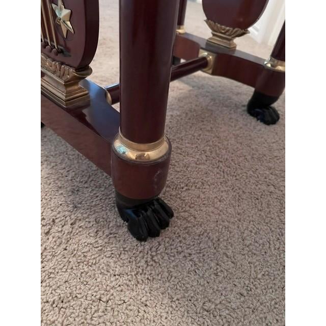 1980s Kindel Masterworks Winterthur Empire Mahogany Nightstand For Sale In Tulsa - Image 6 of 9