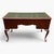 1950s Vintage Sligh Solid Mahogany Queen Anne Writing Desk – Green Leather Top For Sale - Image 5 of 15