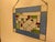 Late 20th Century Frank Lloyd Wright Inspired Geometric Art Glass Suncatcher Panel For Sale - Image 5 of 14