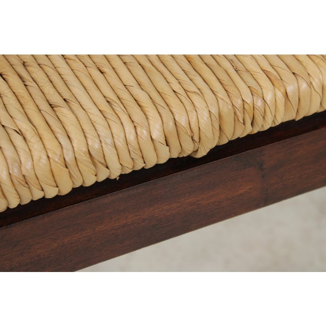 Pair of Rush Seat Barrel Back Chairs For Sale - Image 11 of 16