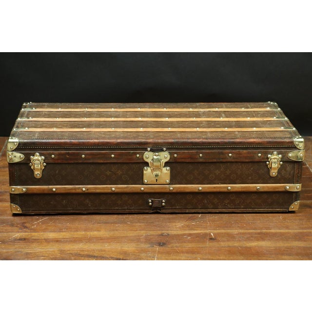 1st Series Monogrammed Cabin Trunk from Louis Vuitton, 1904 For Sale - Image 11 of 11