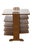 Mid-Century Modern 20th Century MCM Handcrafted Blonde Wood Magazine Tree For Sale - Image 3 of 18