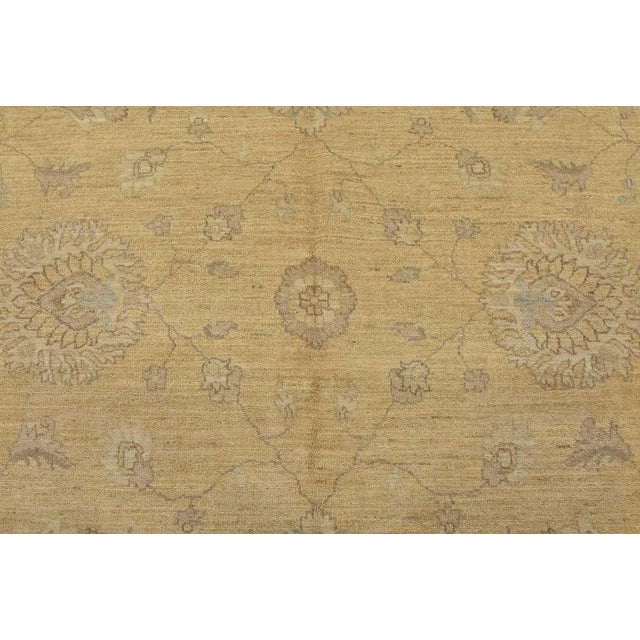 2020s Ziegler Rug 10'1'' X 14'3'' Gold Wool Hand-Knotted Oriental Carpet For Sale - Image 5 of 12