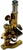 Antique Fine Quality Fancy Model Solid Brass Doctors Microscope by Bausch & Lomb Optical Co. New York - Circa 1898 For Sale - Image 10 of 18
