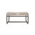 Brown Jordan Brown Jordan Walter Lamb Aluminum Ottoman, Mica frame with Pebble fabric For Sale - Image 4 of 12