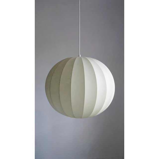 Mid-Century Modern Mid-Century German Cocoon Pendant Lamp from Goldkant Leuchten For Sale - Image 3 of 9