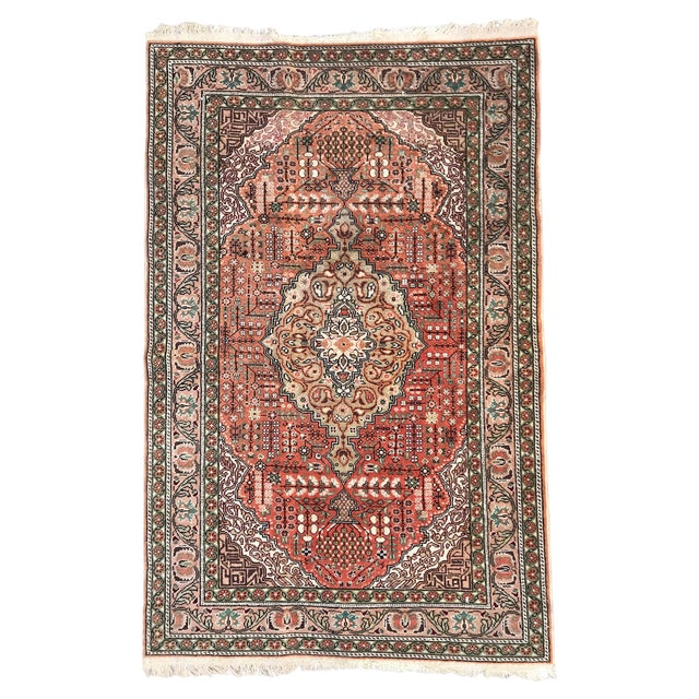 Vintage Turkish Kayseri Rug, 1960s For Sale