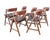 Model 71 Chair in Teak, Oak and Leather by Henning Kjærnulf, 1960s, Set of 6 For Sale - Image 4 of 11
