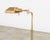 Metal Casella Style Bronzed Swing Arm Pharmacy Floor Lamp For Sale - Image 7 of 17