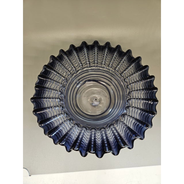 Vintage Fenton-Esque Ruffled Rim Dish