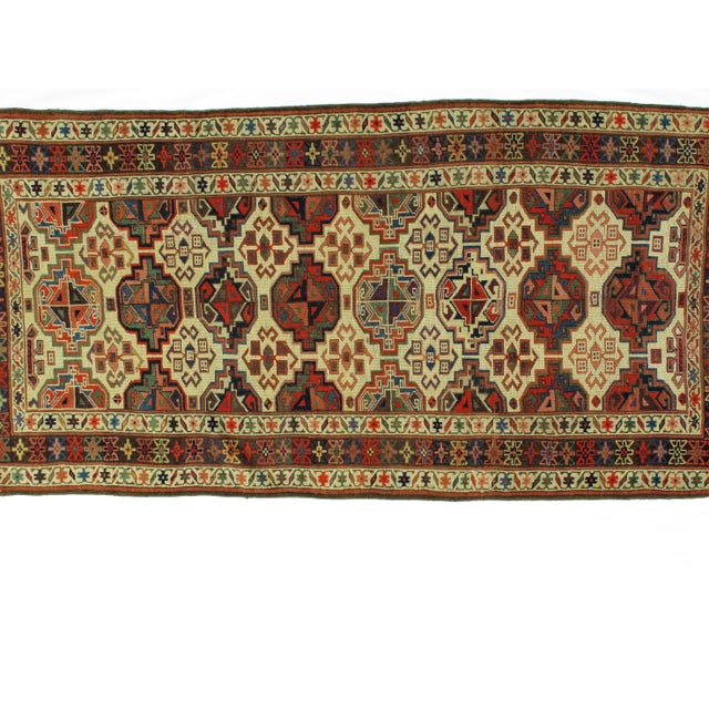Persian 1920s Vintage Persian Moghan Rug - 4′5″ × 9′ For Sale - Image 3 of 6