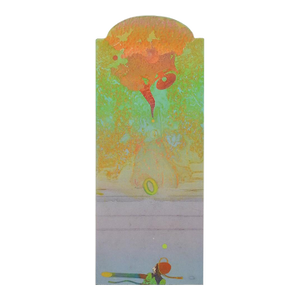 1983 Abstract Surreal Color Etching
