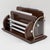 Art Deco Macassar, Chrome and Lucite Desk Accessory Letter Holder, circa 1940 For Sale - Image 3 of 14