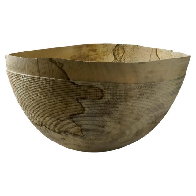 Rope Bowl in Hackberry Wood by Yann Marot For Sale - Image 12 of 12