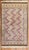An early 20th century tribal part silk Afghan one-off Rug. Great piece to walk on!. Measures: 3.9'' x 6.2''.