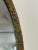 Victorian Antique French Gilt Bronze Oval Mirror With Floral Crest For Sale - Image 3 of 8